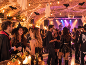 Halloweenparty im Weinkeller